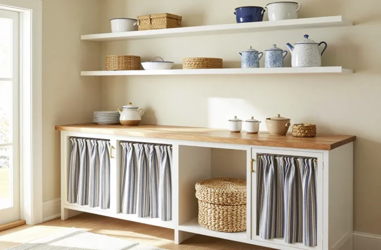 10 Curtain Kitchen Cabinets Ideas You’Ll Want to Steal