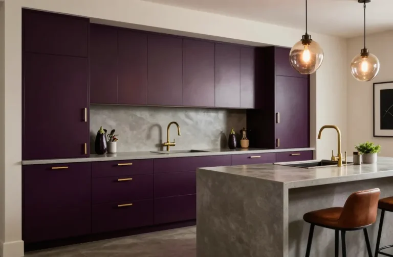 10 Plum Kitchen Cabinets That Look Insanely Luxe