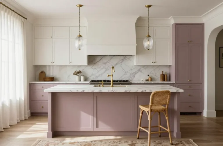 Fall for 10 Mauve Kitchen Cabinets That Wow