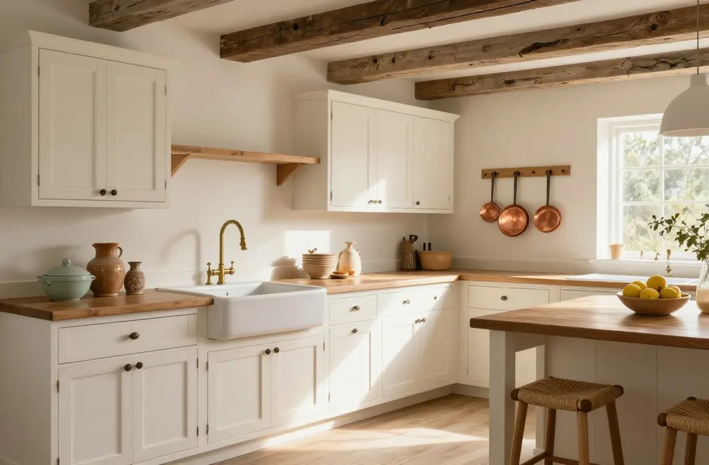 10 Rustic White Kitchen Cabinets That Wow Every Day