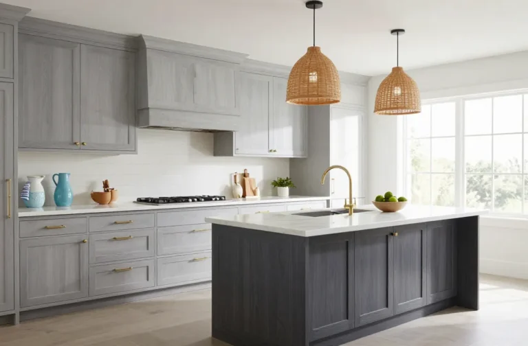 10 Grey Stained Kitchen Cabinets That Instantly Elevate Kitchens
