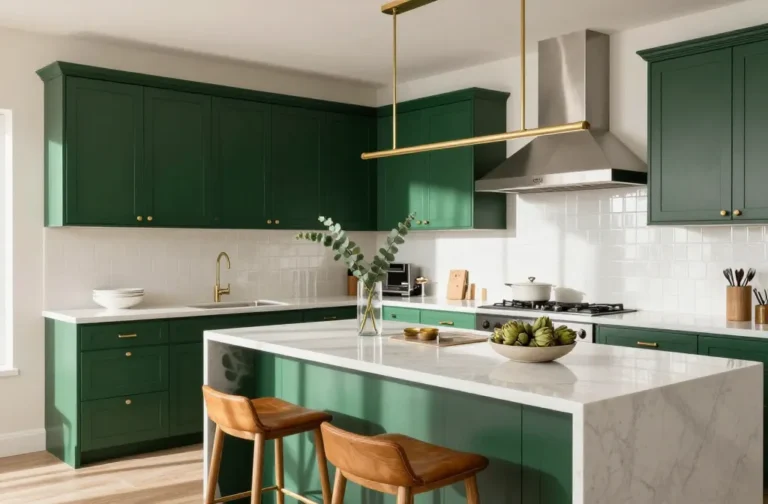 10 Green Painted Kitchen Cabinets That Instantly Wow