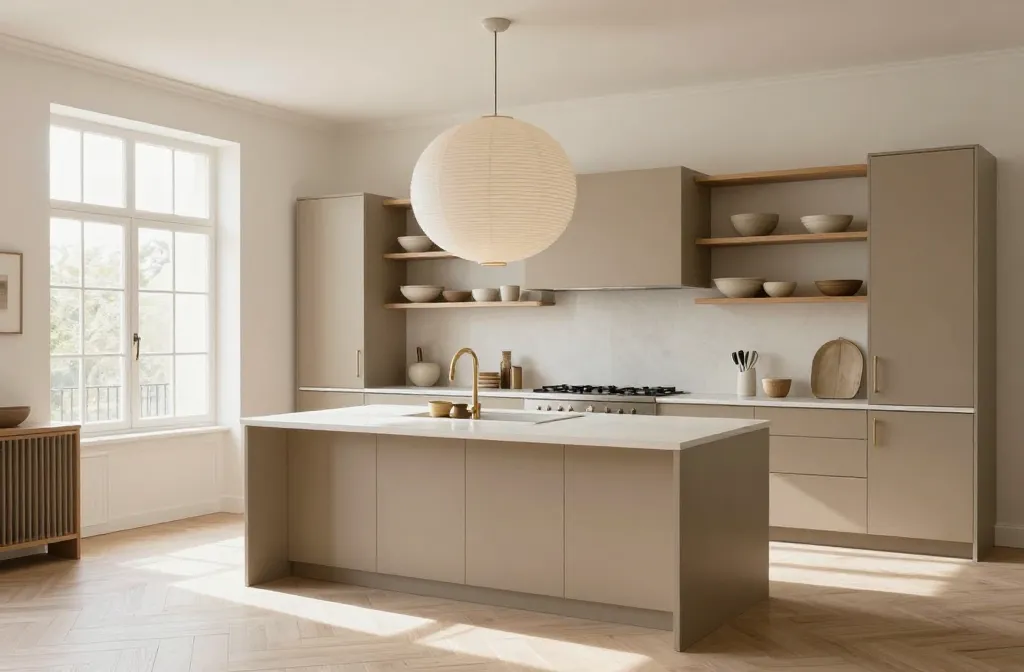 10 Dark Beige Kitchen Cabinets That Look Insanely Luxe