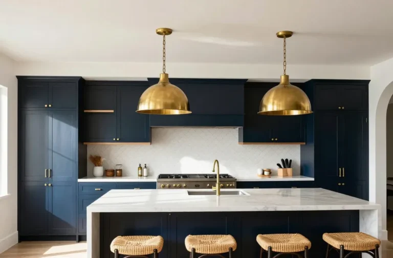 10 Dark Navy Kitchen Cabinets That Instantly Elevate Kitchens