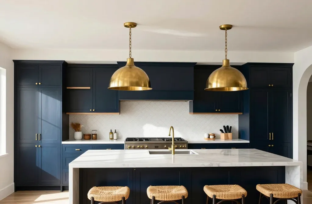 10 Dark Navy Kitchen Cabinets That Instantly Elevate Kitchens