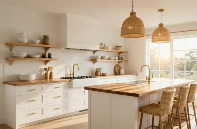 10 Farmhouse Kitchen White Cabinets That Wow Now