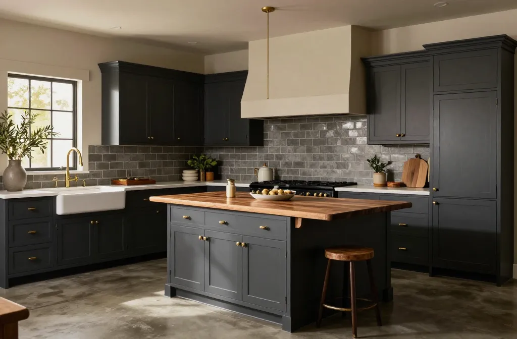 Moody Magic 10 Dark Farmhouse Kitchen Ideas to Copy
