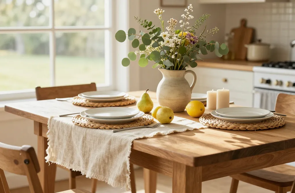 10 Farmhouse Kitchen Table Decor That Feels Lived in Luxe