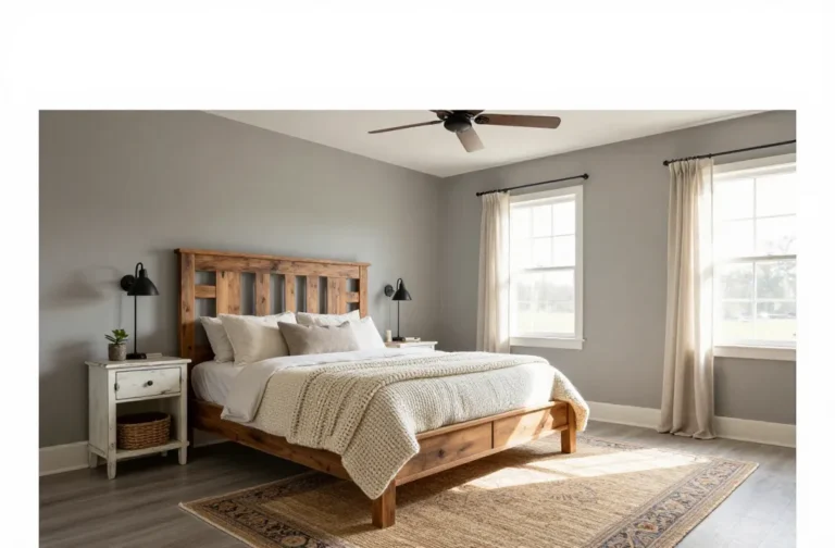 10 Farmhouse Grey Bedroom Ideas That Feel Effortlessly Cozy