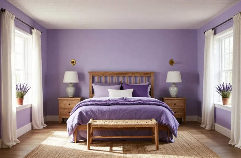 10 Purple Farmhouse Bedroom Ideas That Feel Effortlessly Chic