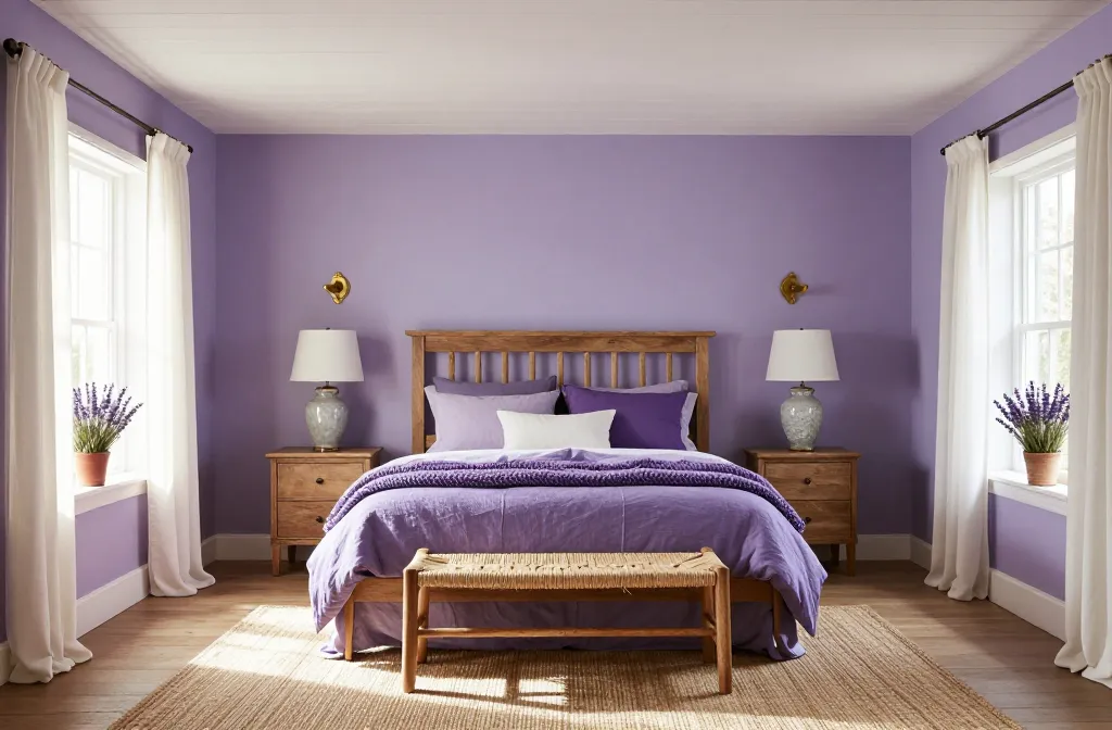 10 Purple Farmhouse Bedroom Ideas That Feel Effortlessly Chic