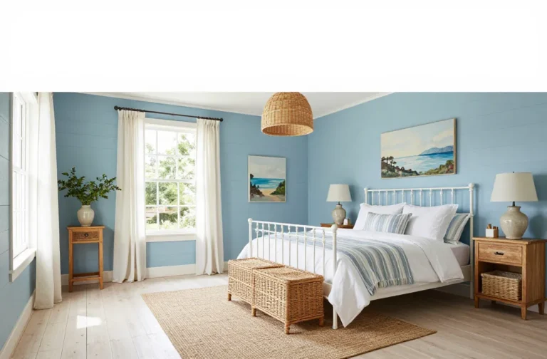 Steal-Worthy 10 Blue Farmhouse Bedroom Ideas to Crave