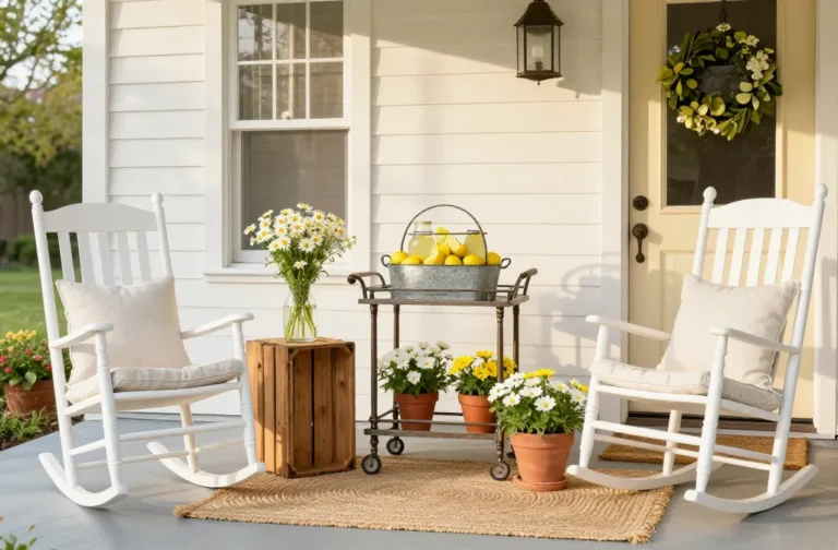 Viral 13 Spring Farmhouse Porch Ideas That Feel Warm & Welcoming