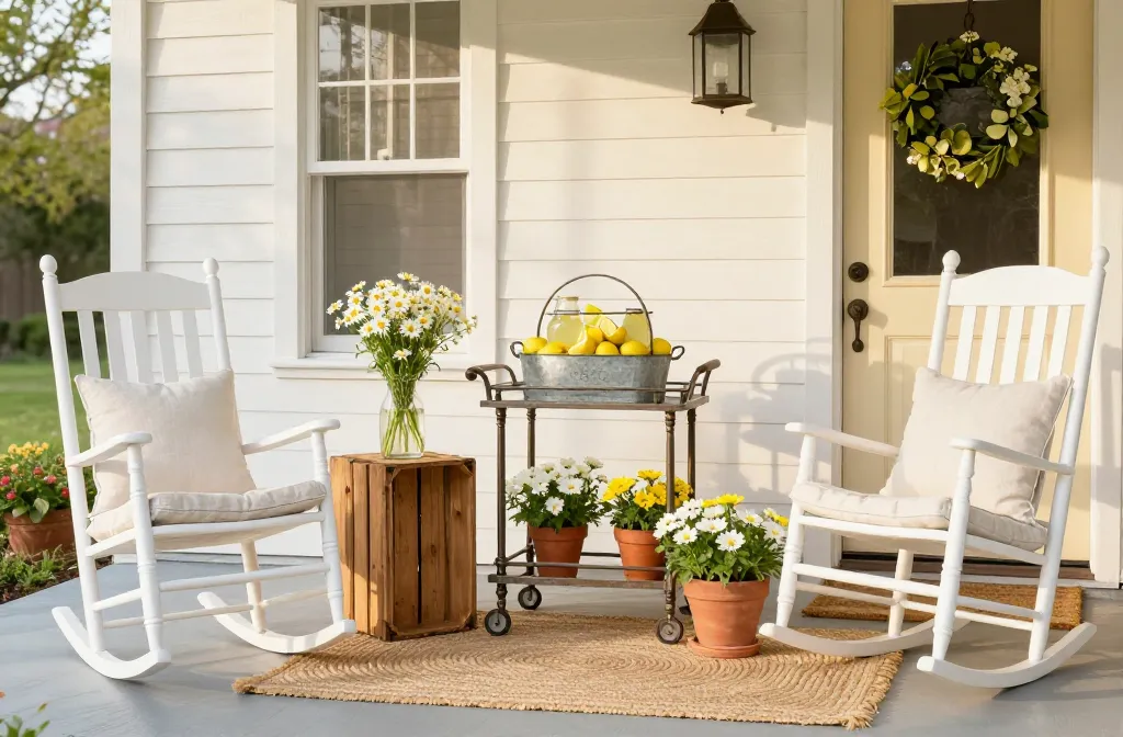 Viral 13 Spring Farmhouse Porch Ideas That Feel Warm & Welcoming