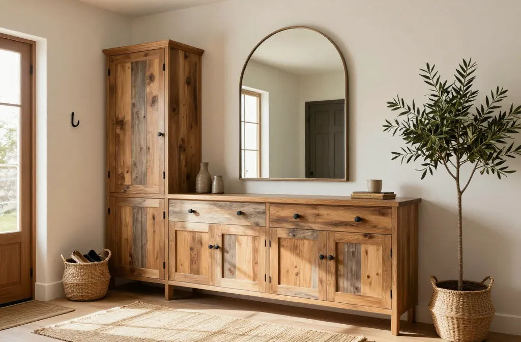 Gorgeous 11 Rustic Farmhouse Decor Ideas Featuring Rustic Cabinets