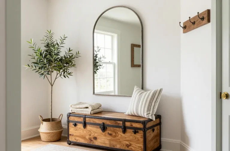 12 Rustic Farmhouse Decor Ideas with Wooden Benches You’Ll Love