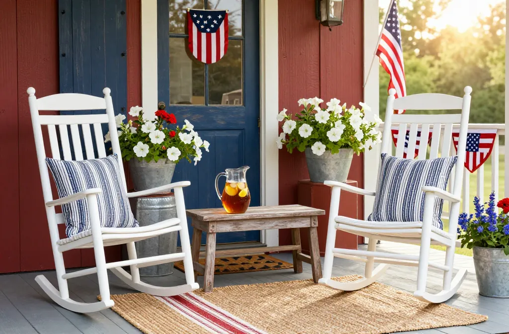 Stunning 10 Patriotic Summer Farmhouse Decor Ideas for 4th of July