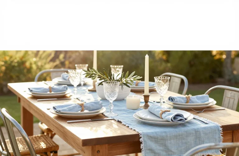 10 Summer Farmhouse Table Decor Ideas for Outdoor Dinners That Wow