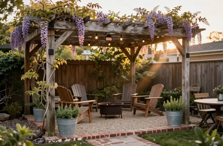 13 Rustic Backyard Ideas with Farmhouse Style Touches You’Ll Love