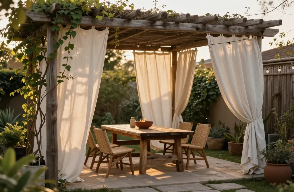 Viral 10 Rustic Backyard Ideas with Pergolas and Shade