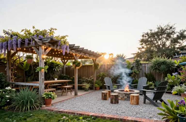 Genius 15 Rustic Backyard Ideas That Blend Nature and Comfort