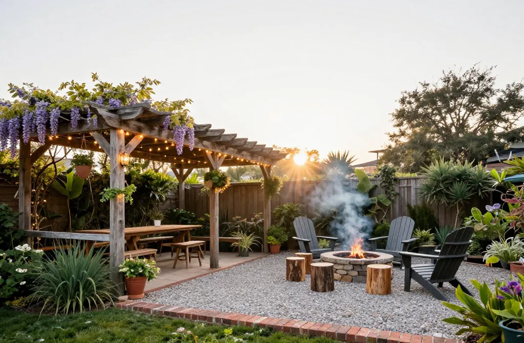 Genius 15 Rustic Backyard Ideas That Blend Nature and Comfort