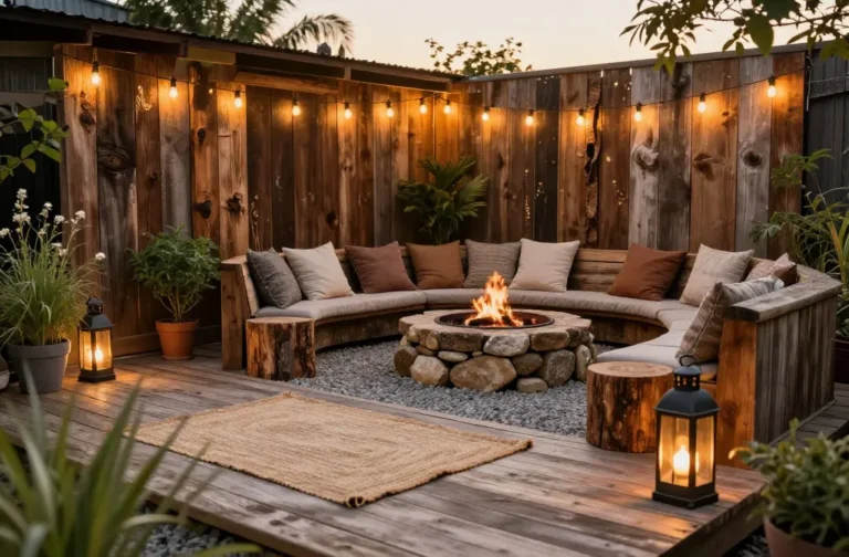 14 Rustic Backyard Ideas to Upgrade a Plain Backyard Now