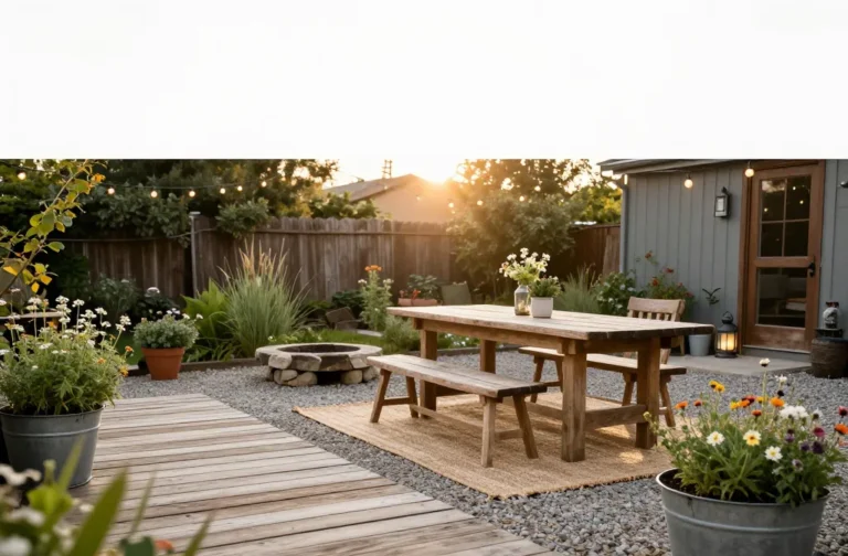 11 Rustic Backyard Ideas That Create a Relaxing Space Now