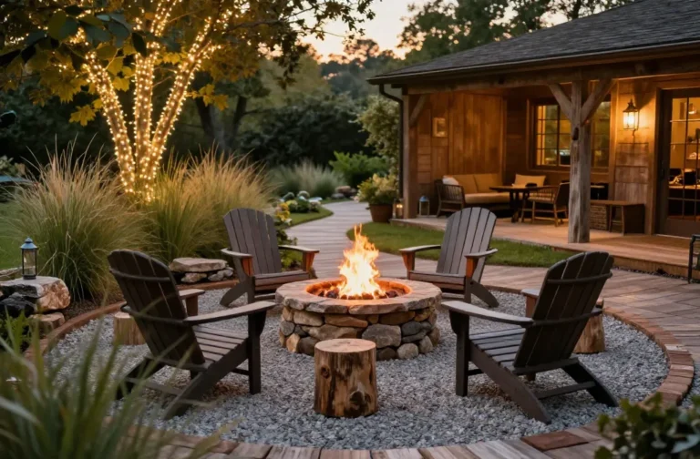 12 Rustic Backyard Ideas That Turn Empty Yards Into Cozy Spaces Now