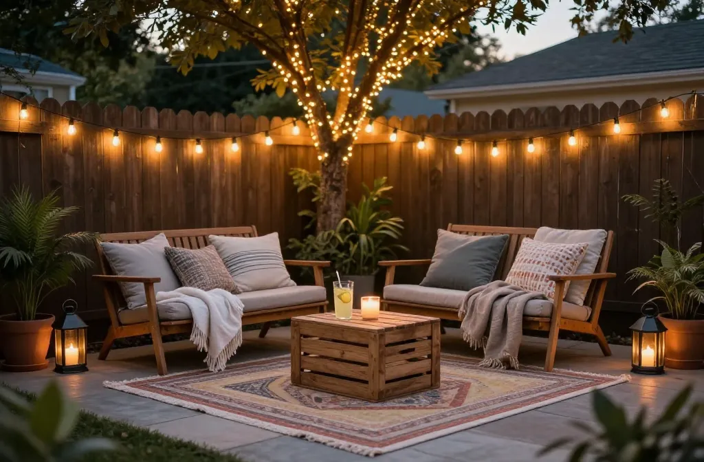 13 Easy Ways to Make Your Backyard Cozy Without Spending Much Tonight