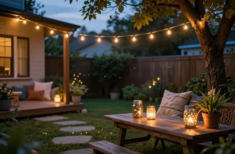 14 Backyard Ideas on a Budget That Make Nights Magical Tonight
