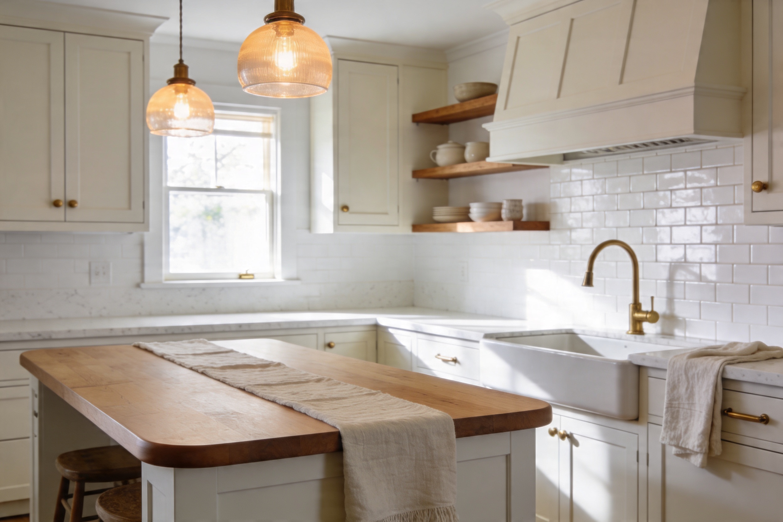 Steal These 14 Cozy White Kitchen Inspo Designs